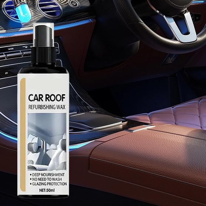 Automotive Trim Restorer Polishing High Gloss Restore Solution Towel | Auto Trim Restorer Refurbish Mist for Taxi, Truck, Motorhome, Minivan, Dashboard, Center Console, Door Handles, Roof