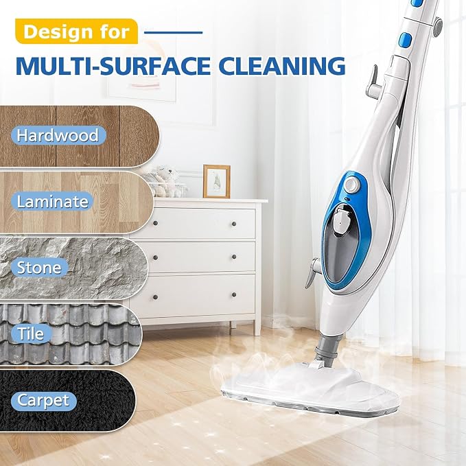 LINNIW 8 Pack Replacement Steam Mop Pads Compatible for PurSteam ThermaPro 10-in-1