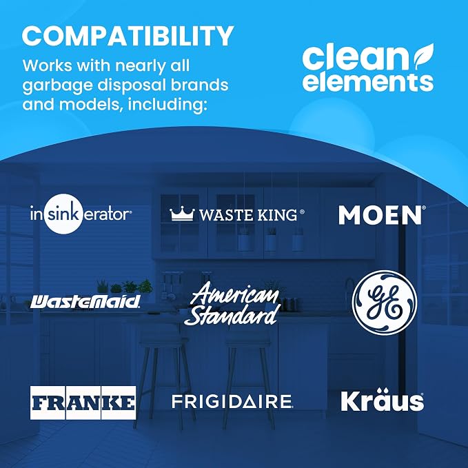 Garbage Disposal Cleaner Deodorizer Tablets – 48 Pack XL Foaming Citrus Cleaning Tablet - Sink Drain Disposer Garburator Freshener Odor Eliminator Grease Remover Septic Safe - 2 Year Supply