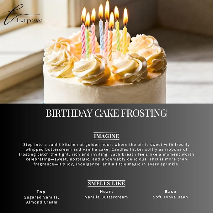Lapew Room & Linen Spray | Fragrance Mist for Home, Car & Office | Fabric & Air Freshener | Neutralizing Mist | Made in USA | Birthday Cake Frosting