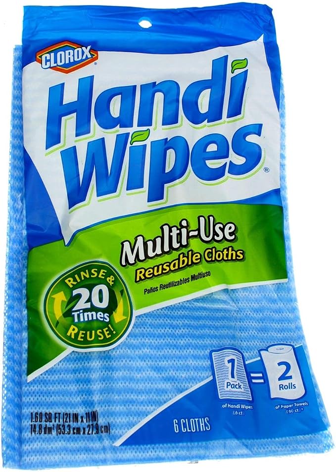HANDI WIPES CLOROX 6CT (Pkg of 10)