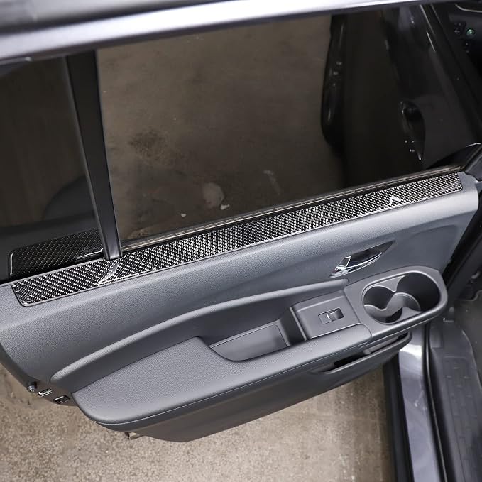 Car Inner Door Trim Strip for Honda Pilot 2016-2022, Car Front Rear Interior Door Panel Trim Cover Sticker, Door Armrest Panel Molding Decorative Strip (Rear Door Window Side Trim Stip)