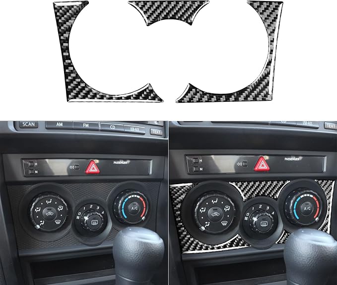 Real Carbon Fiber Trim for Subaru Accessories | for Scion FR-S/Toyota 86 2016 2017 2018 2019 2020 Storage Box Glove Box Frame Interior Thick Overlay Decal