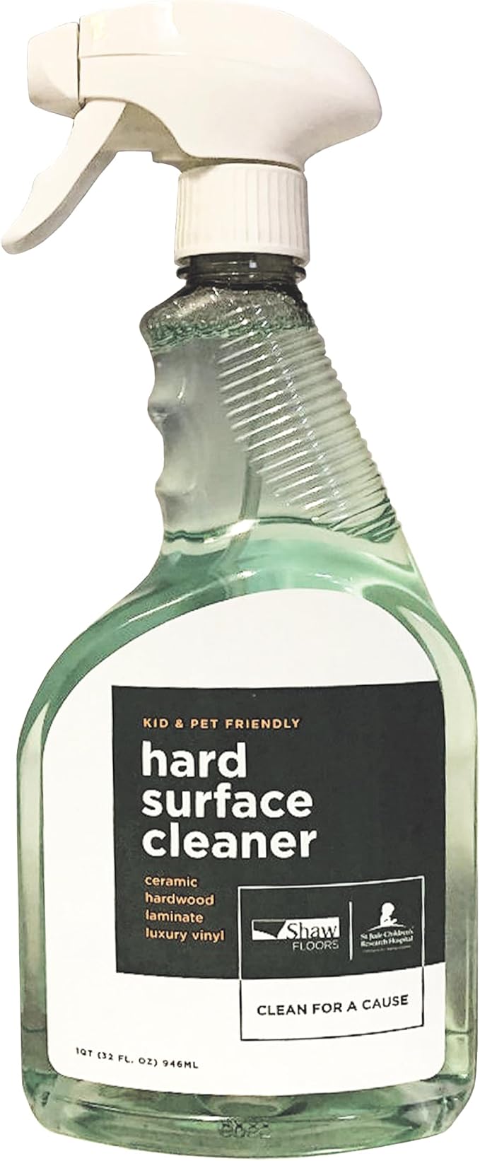 Shaw Floors Hard Surface Floor Cleaner for Ceramic Laminate Hardwood and Luxury Vinyl 32oz Spray
