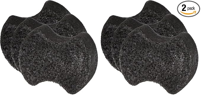 Spongables Pedi Scrub Foot Exfoliating 20+ Wash Sponge, Sweet Sangria, 3 Count (Pack of 2)