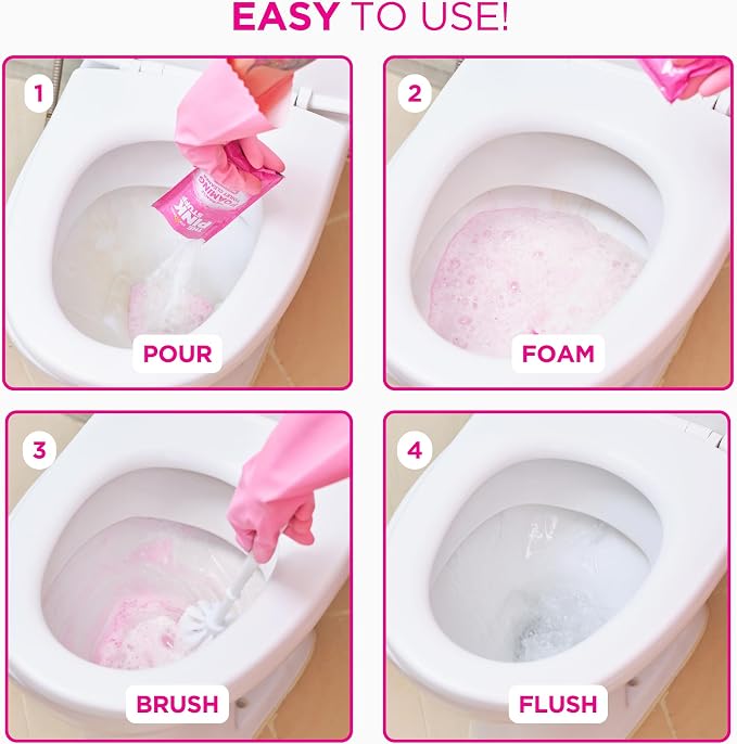 Stardrops - The Pink Stuff - The Miracle Power Foaming Toilet Cleaner - 2 Treatments - Self Activating Pink Foam Pack of 1 (7 Ounce)