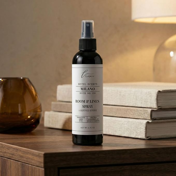 Lapew Hotel Scents Luxury Room Spray | Milano Suite 135 | Inspired by the 1 Hotel Miami Beach | Linen Spray Air Freshener & Fabric Spray | 8 fl oz