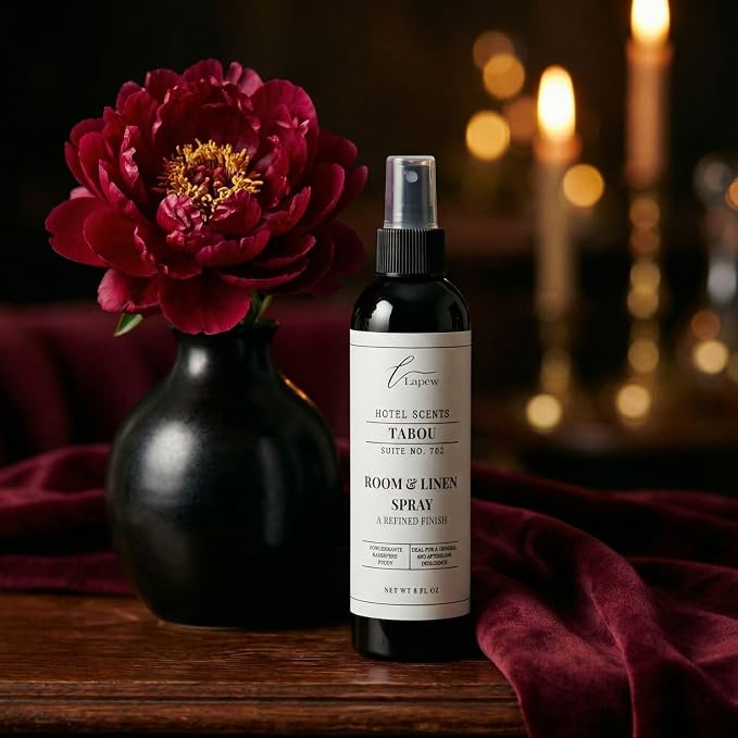 Lapew Hotel Scents Luxury Room Spray | Tabou Suite 702 | Inspired by the Aria Las Vegas | Linen Spray Air Freshener & Fabric Spray | 8 fl oz