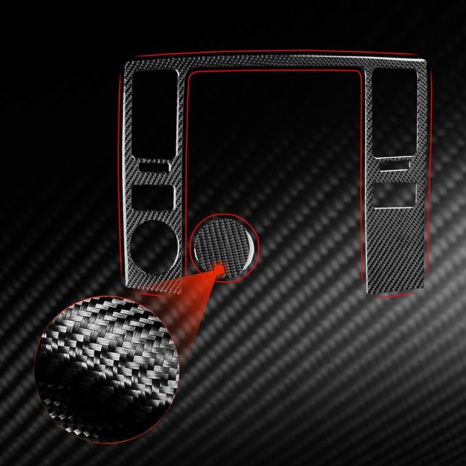 Carbon Fiber Air Vent Stickers Fit for Toyota 4Runner(N210) 2003-2009 | for 4 Runner SR5/Sport Edition/Limited | Accessories | Center Console Air Vent Trim | Anti-scratch | Thick