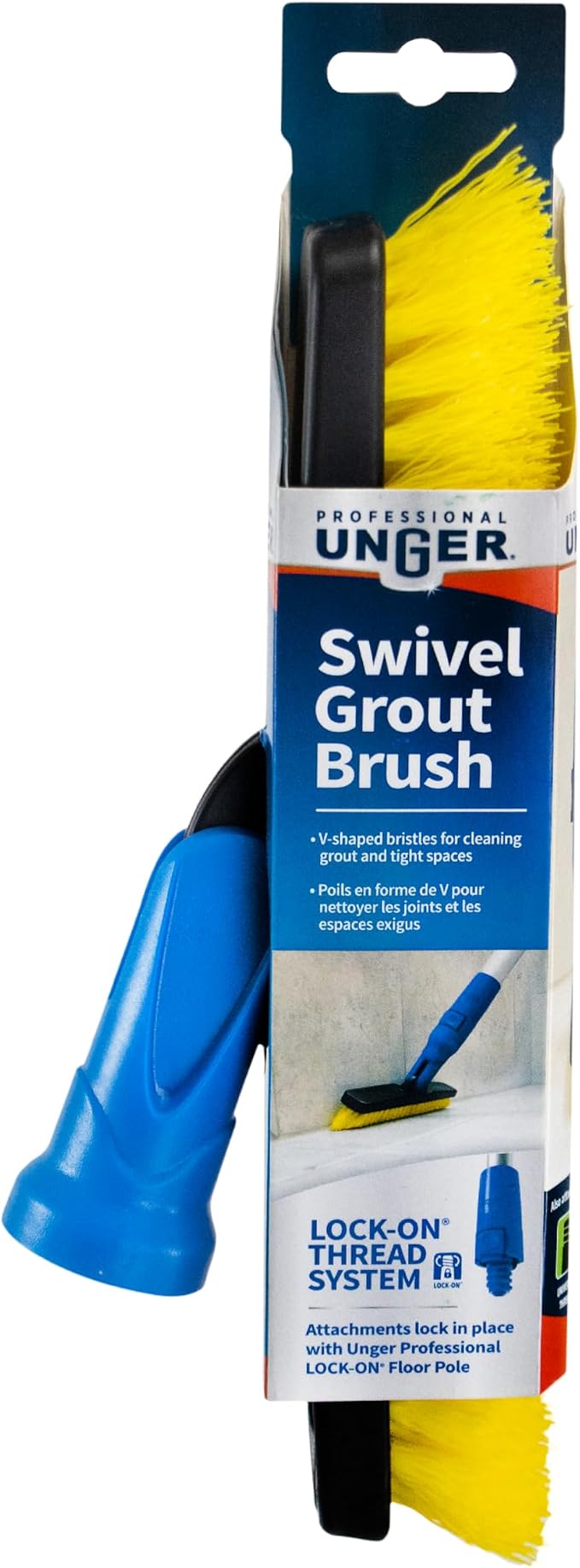 Unger Swivel Grout Brush 5.5" (Pack of 12)