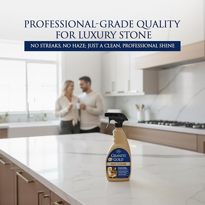 Granite Gold Daily Cleaner for Granite, Marble & Other Natural Stone & Quartz Surfaces, 32 Ounces