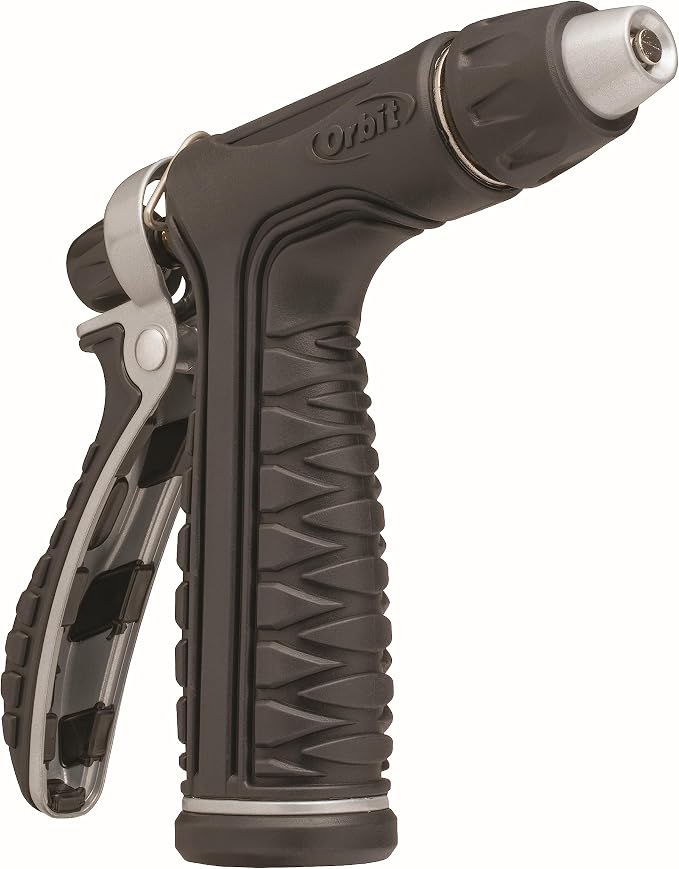 Orbit 26814 Pro Flo Metal Rear Trigger Hose Spray Nozzles Dual Pack