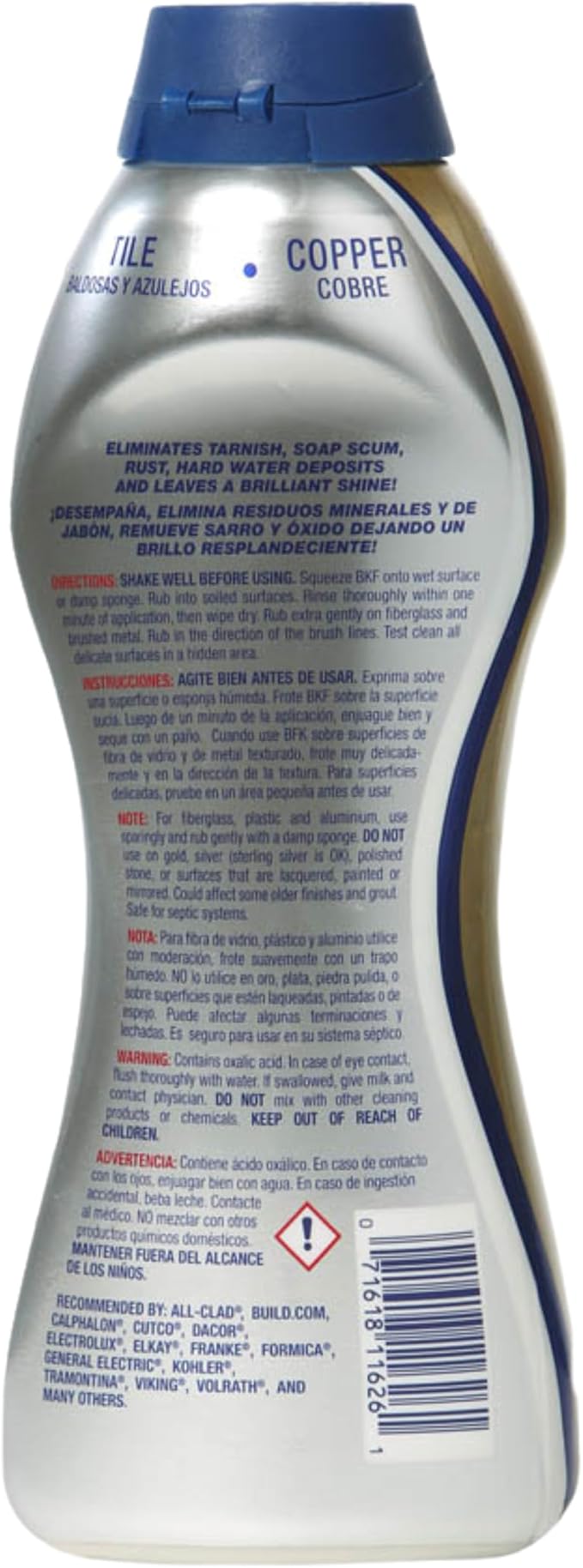 Bar Keeper Friend Soft Cleanser Liquid (2 x 26 Ounce) Multipurpose Cleaner & Rust Stain Remover for Stainless Steel, Porcelain, Ceramic, Tile & More