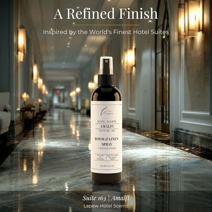Lapew Hotel Scents Luxury Room Spray | Amalfi Suite 163 | Inspired by the Westin | Linen Spray Air Freshener & Fabric Spray | 8 fl oz