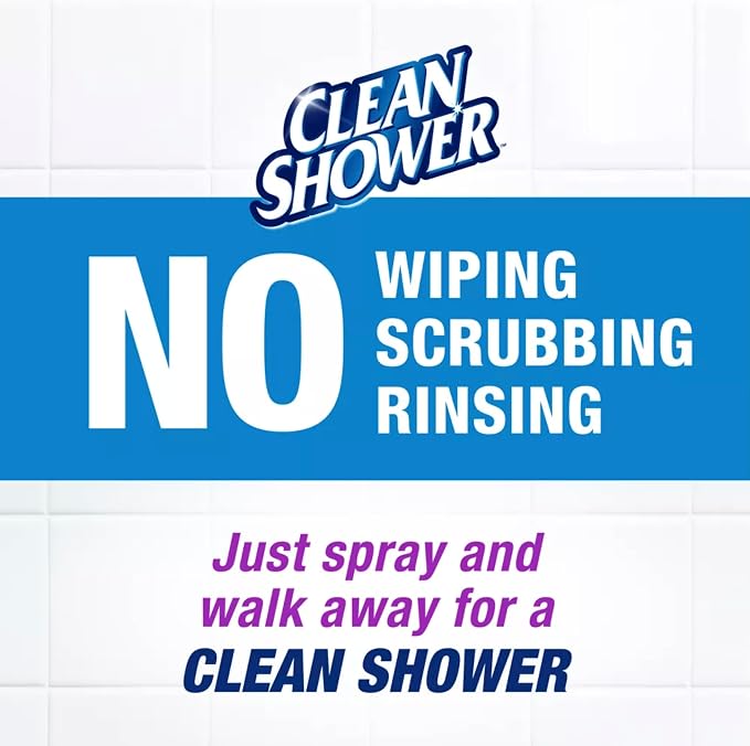 2 Set / Clean+Shower++No+Scent+Basin+Tub+and+Tile+Cleaner++60+oz.+Liquid