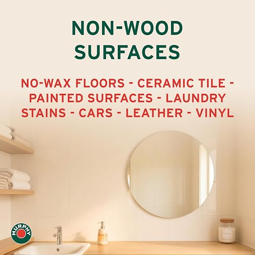 Murphy Oil Soap Concentrated Formula, Wood Cleaner, No-Rinse Floor Cleaner, Citronella Oil Scent, 32 fl oz Bottle (3 Pack)