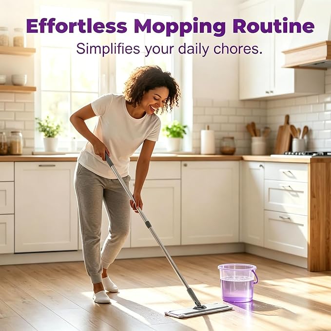 Multi-Surface Floor Cleaner Tablet, 100 Piece Upgraded Floor Cleaning Solution Tablets, for Hardwood, Tile, Laminate & More（Purple）