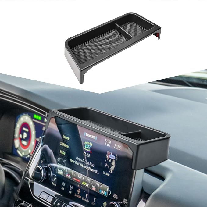 Dashboard Organizer Tray for 2022-2025 Nissan Pathfinder 9-inch Touchscreen | SL/Rock Creek/Platinum, 2024 Pathfinder Interior Accessories, Center Console Dash Tray, Storage Tissue Box, NOT Fit S/SV
