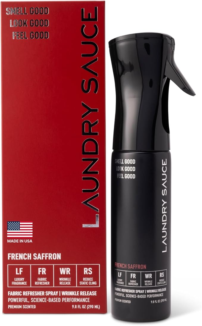 Laundry Sauce - Fabric Refresher Spray (French Saffron), 9.8 fl oz