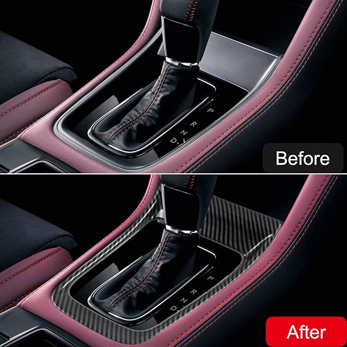 HIGH FLYING for Subaru WRX, WRX STI 2015-2021 Car Interior Accessories Gear Box Panel Cover Trim ABS Carbon Style 1pc (Not fit Manual Transmission)