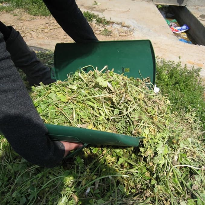 Leaf Picker Upper,Leaf Rake Scoops Garden Cleaning Rubbish Leaf Collector Grabs with Leaf Claws for Weed Easy Picking Up