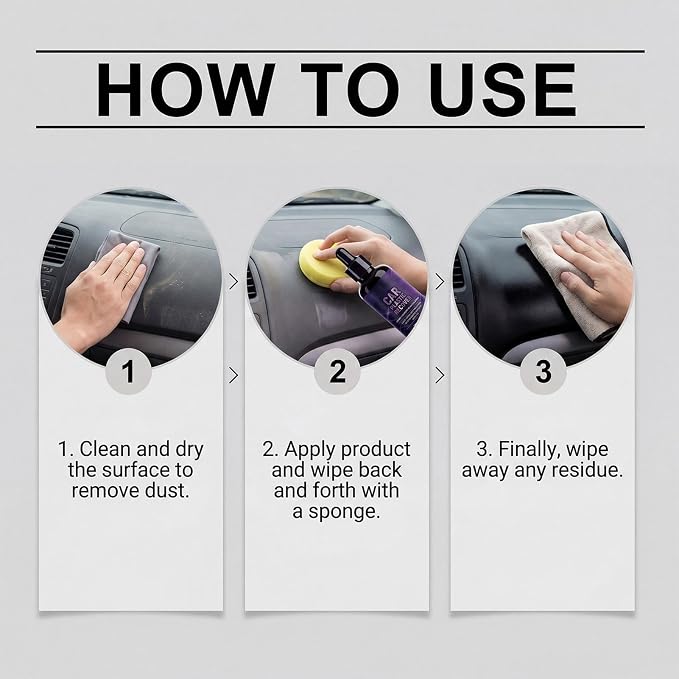 Car Trim Restorer 50ml Deep Cleaning Long Lasting | Car Exterior Trim Restorer Polishing Agent for Detailing Maintenance Care Restoration Exterior Dashboard Headlight