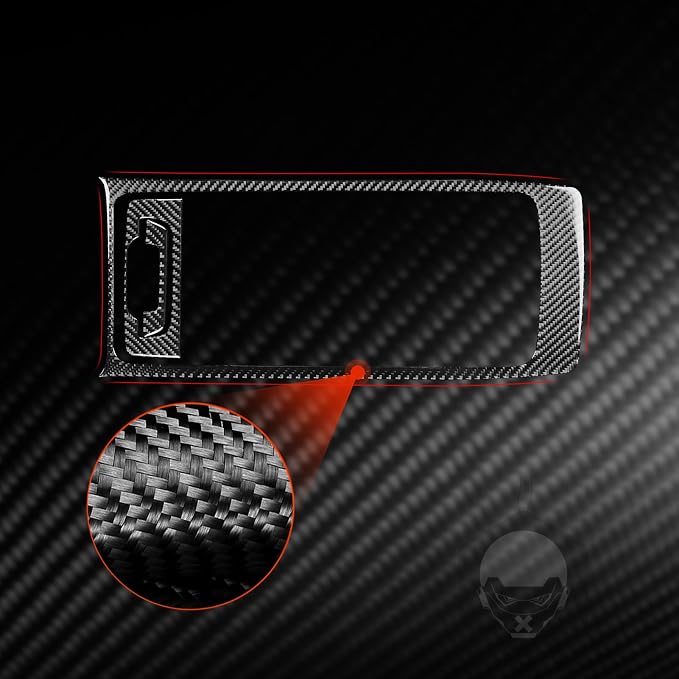 Real Carbon Fiber Trim for Honda CRV Accessories | for CR-V 2012 2013 2014 2015 2016 Center Control Armrest Box Panel Frame Sticker Interior Thick Overlay Decal