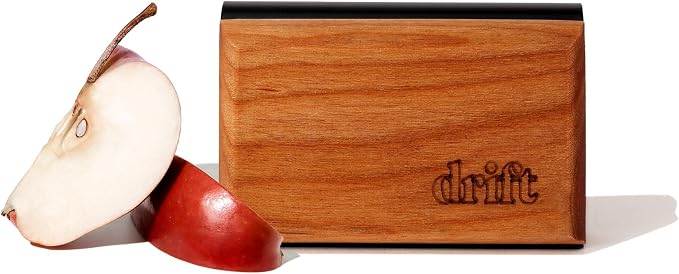 Drift Car Air Freshener - The Original Wood Air Freshener - Car Odor Eliminator - Long Lasting Scent - Auto Accessories - Metal Clip - Essential Oils - Apple Picking Scent Starter Kit