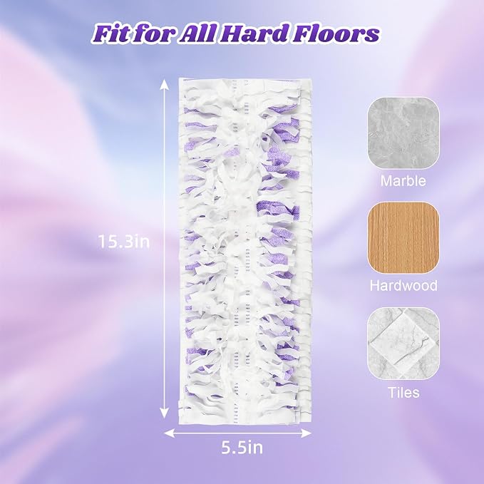24 Pack Disposable Mop Pads for Power Mop™ Multi-Surface Mop, Floor Cleaning Replacement Mopping Pads Refills