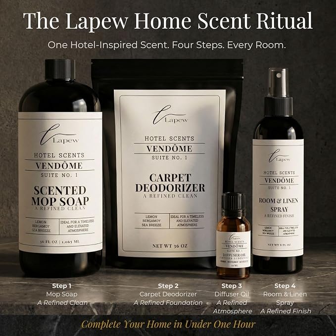 Lapew Hotel Scents Luxury Room Spray | Vendôme Suite 1 | Inspired by the Ritz-Carlton | Linen Spray Air Freshener & Fabric Spray | 8 fl oz