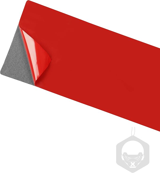 Glove Box Handle Trim Fit for Dodge Charger/Chrysler 300 2011-2023 | Real Carbon Fiber | Accessories | Trim Set Passenger Side Glove Box Panel Stickers | Thick Overlay | Self-adhesive | Red
