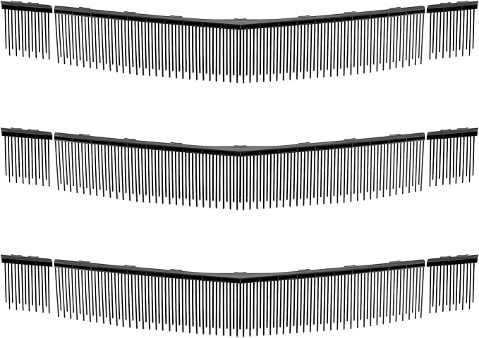 VEVOR 3 Packs Lawn Sweeper Brush Replacement, Compatible with VEVOR 30 in Lawn & Leaf Collector Sweepers, Yard Sweeper Brush Paddle with Durable V-Shaped Bristles for Easy Grass Leaf Cleanup | Compatible with Our 30 in Lawn & Leaf Collector Sweepers, D...