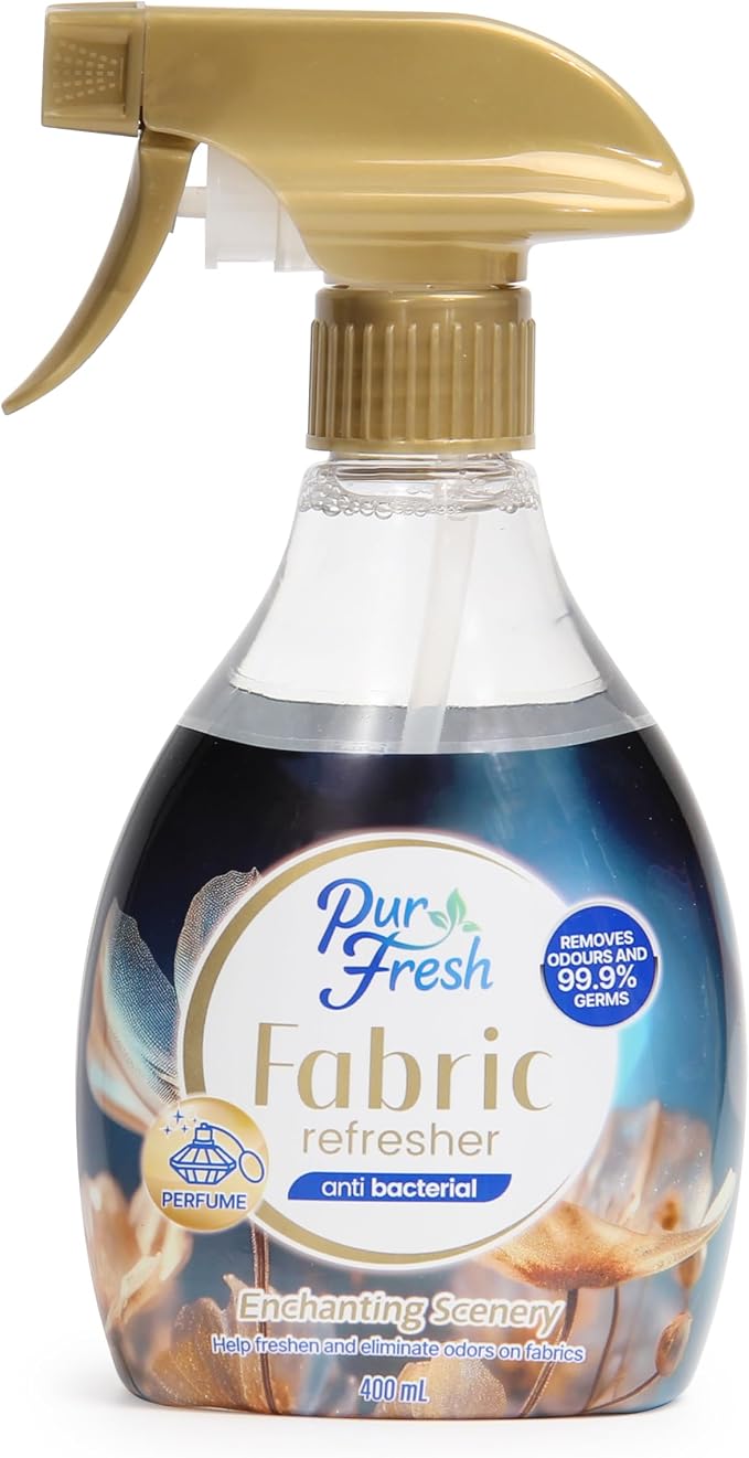 Fabric Refresher Spray - Enchanting Scenery - Wrinkle Release Spray & Fabric Softener Alternative - Odor Eliminator Deodorizer Spray for Clothes, Bedding and Home Use