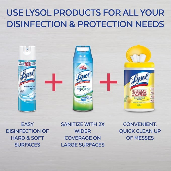 Lysol Surface Disinfectant Liquid 12.5 oz. Can Spring Waterfall Scent 1 Ct RAC02845