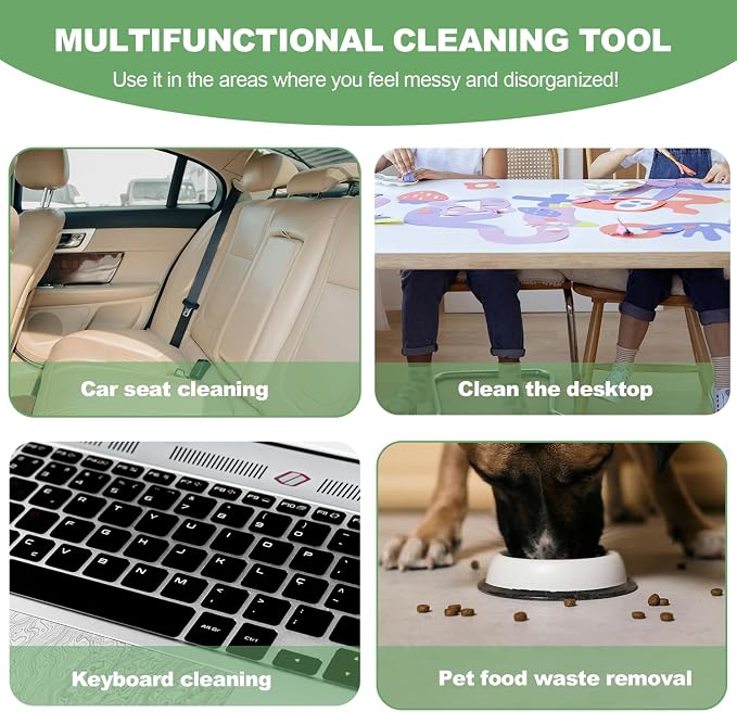 2Pcs Mini Broom and Dustpan Set,Each Set Comes with A Broom and A Dustpan Ldeal for Tight Spaces in Desk Boxes