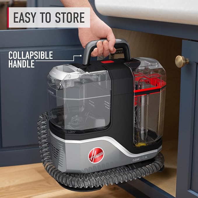 Hoover CleanSlate XL Deep Cleaning Carpet + Upholstery Spot Cleaner Machine | Includes Specialized Tools, Permanent Stain Remover, Pair with Hoover Portable Spot Cleaner Solution