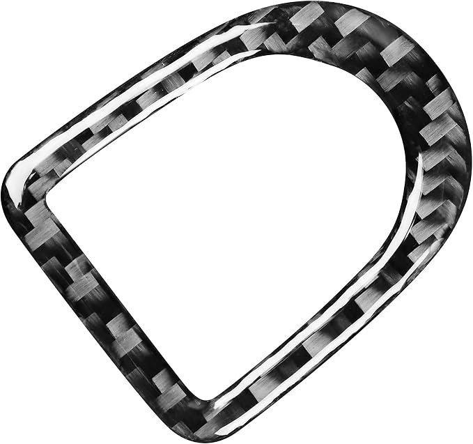 Real Carbon Fiber Trim for Ford Mustang GT Shelby Accessories | for 2005 2006 2007 2008 2009，Inner Door Lock Pin Knob Cover，Thick Overlay Sticker Decal