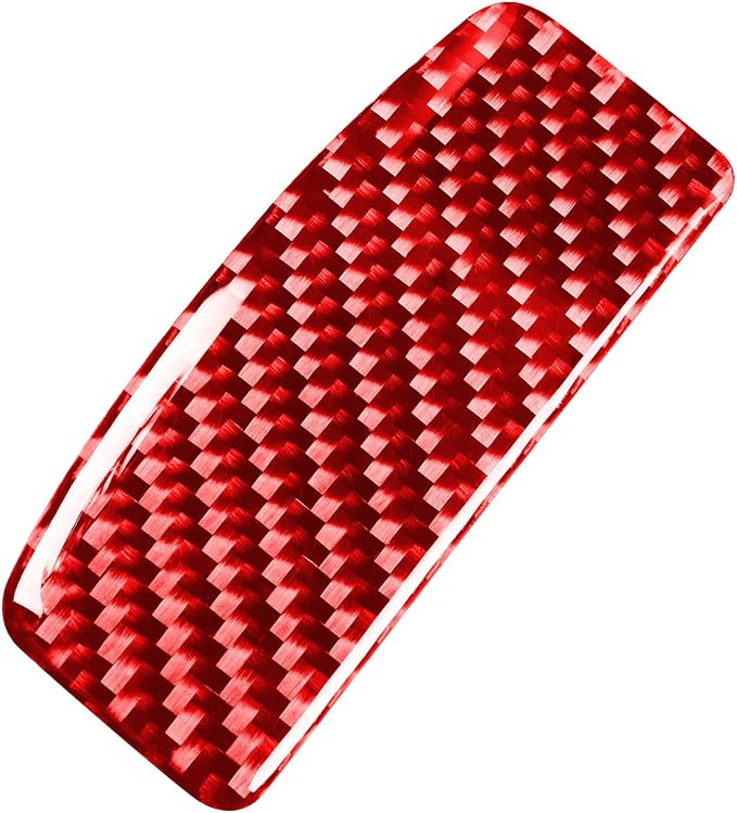 Car Co-Pilot Glove Box Handle Cover Trim Sticker Red Interior Compatible with Subaru BRZ/Scion FR-S/Toyota 86 2016 2017 2018 2019 2020 Real Carbon Fiber Accessories