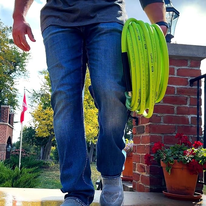 Flexzilla Pressure Washer Replacement Hose, 5/16 in. x 25 ft., 3100 PSI, M22 Fittings, No-Kink, Lightweight, ZillaGreen
