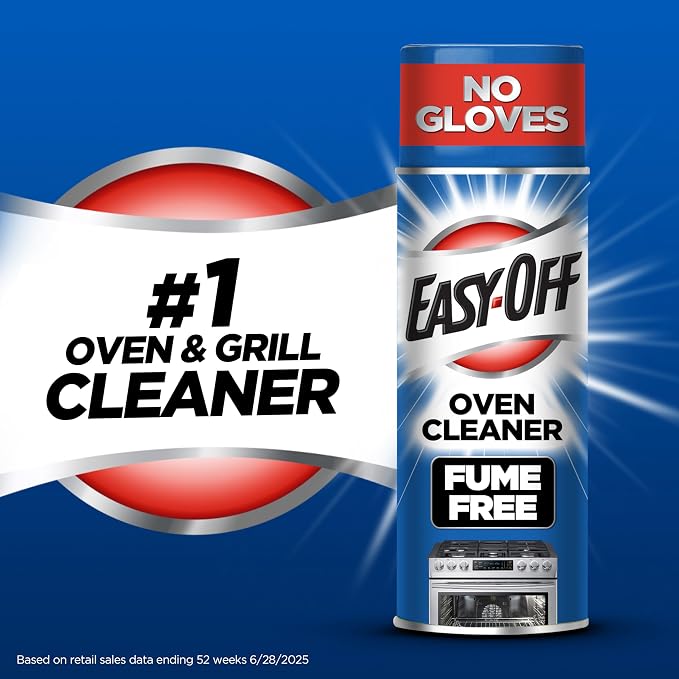 EASY-Off 178 Oven Cleaner Fume Free Max Aerosol, 16 Oz, (Pack of 12)