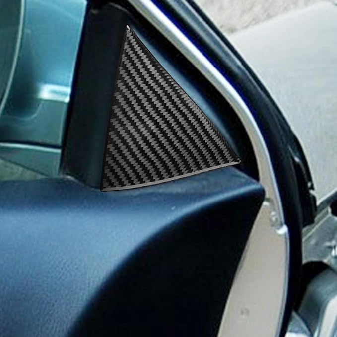 Real Carbon Fiber Trim for Honda Accord Accessories | for 2003 2004 2005 2006 2007，Gear Shift Box Panel Side Strips，Interior Dash Panel，Thick Overlay Sticker Decal