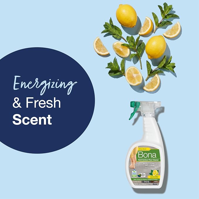 Bona Multi-Surface Floor Cleaner Spray - 32 fl oz - Lemon Mint Scent
