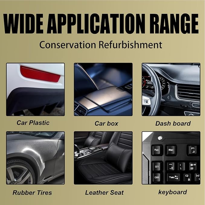 Auto Interior Cleaner Polishing Cleaning Shine Restorer | 30ml Car Dashboard Conditioner Paste for Trim Windshield Rubber Panel Truck Vehicle Sedan Scooter SUV