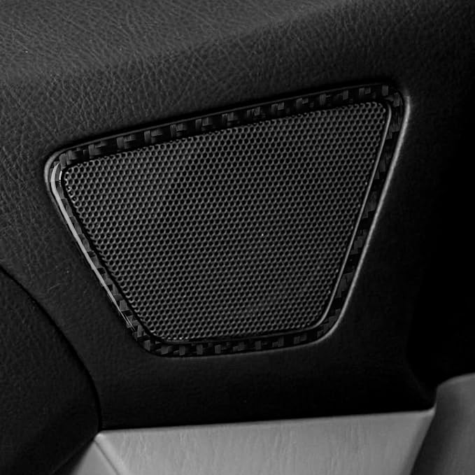 Fit for Toyota 4Runner(N210) 2003-2009 Real Carbon Fiber Car Interior | for SR5/Sport Edition/Limited 2003 2004 2005 2006 2007 2008 2009 | Accessories | Door Speaker Surround Trim | Anti-scratch