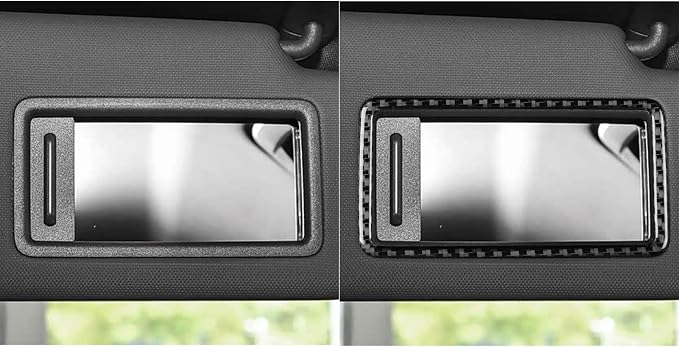 Carbon Fiber Sun Visor Panel Stickers Fit for Audi A3 8Y S3 2021-2025 | Sun Visor Panel Cover | Accessories | Anti-scratch