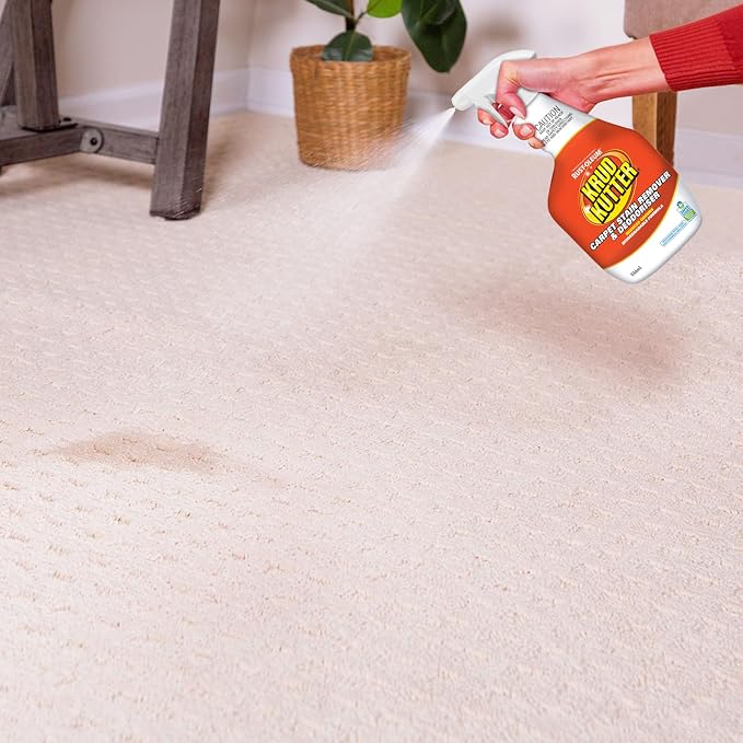 Krud Kutter CR326 Instant Carpet Cleaner/Stain Remover Plus Deodorizer Spray, 32 Fl Oz