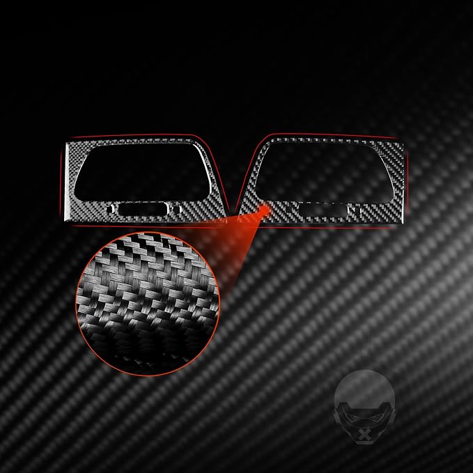 Real Carbon Fiber Trim for Honda CRV Accessories | for CR-V 2012 2013 2014 2015 2016 Dashboard Side Air Outlet Vent Cover Sticker Interior Thick Overlay Decal