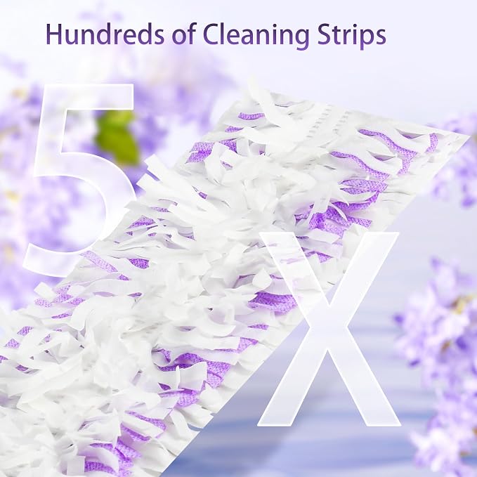 60 Pack Disposable Pads Refills Compatible with Swiffer Power Mop | for Swiffer Power Mop Refill, for All Floor Cleaning, Unscented & Thickened Pads