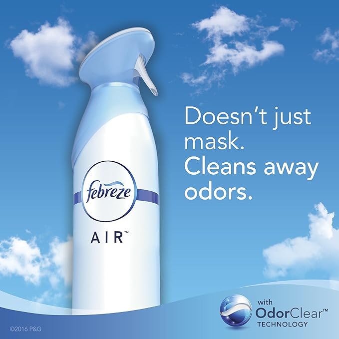Febreze Air Refresher - with Gain Moonlight Breeze Scent - with New OdorClear Technology - Net Wt. 8.8 OZ (250 g) Per Bottle - Pack of 2 Bottles