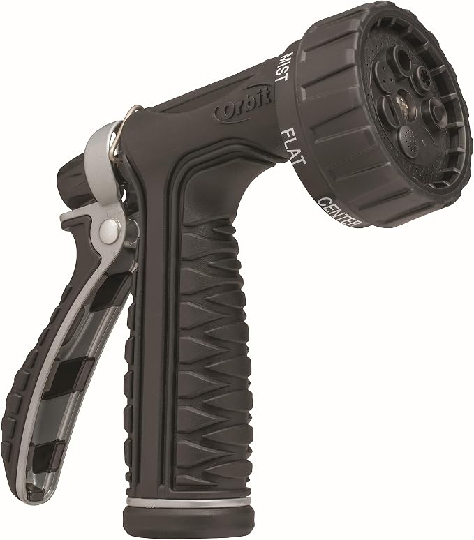 Orbit 26814 Pro Flo Metal Rear Trigger Hose Spray Nozzles Dual Pack